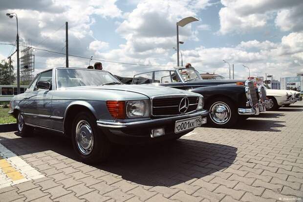 Mercedes-Benz Classic Day в Москве (57 фото)