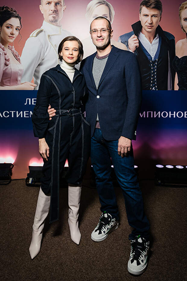 Катерина Шпица с мужем Русланом Пановым