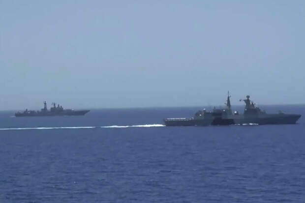 Корабли Тихоокеанского флота и ВМС Египта провели учение в Средиземном море