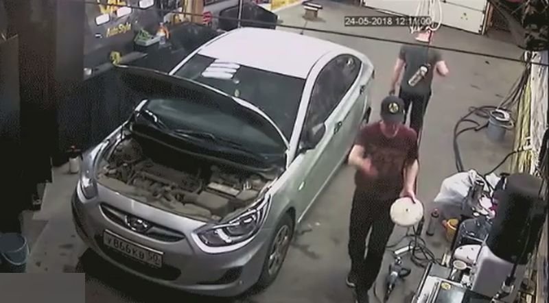 Невероятные везунчики из подмосковного автосервиса авто, автосервис, везение, видео, внедорожник, счастливчик