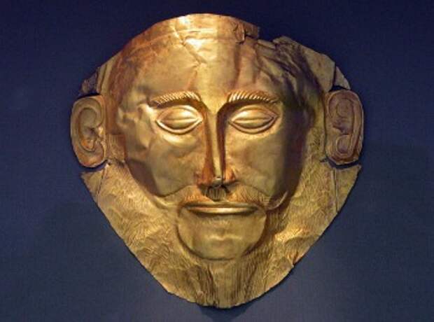 Посмертная маска Агамненона, Микены, Греция