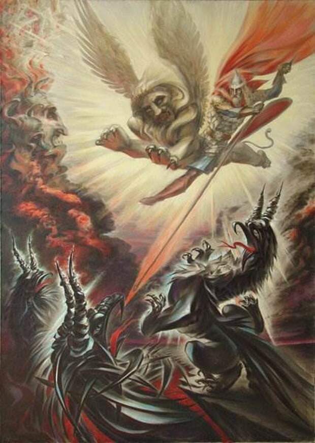 Валерий (Радомир) Сёмочкин. Картины художника-славяниста