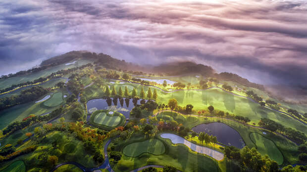A golf course on the clouds by c1113  on 500px.com