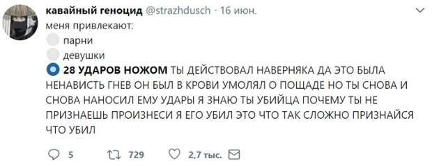28 ударов ножом