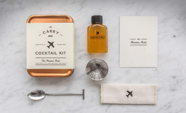 Фото: Мобильный набор для приготовления коктейлей Carry On Cocktail Kit