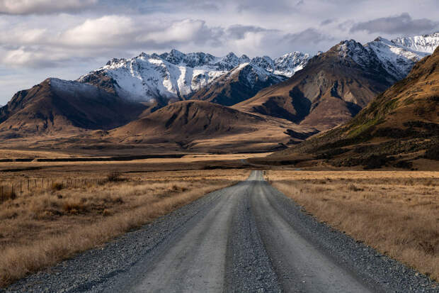 Пейзажи на на Южном острове Новой Зеландии