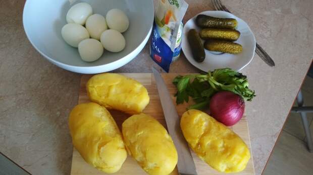 Картофельный салат Рецепт, Национальная кухня, Длиннопост