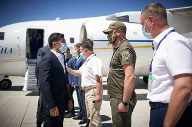Президент Украины прибыл с рабочим визитом в Херсонскую область