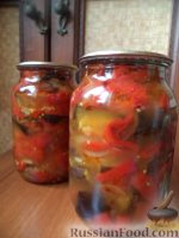 Фото к рецепту: Ассорти с баклажанами Фото к рецепту: Ассорти с баклажанами