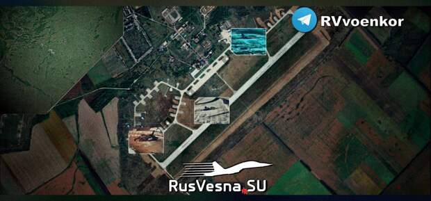 🇷🇺💥🇺🇦 Новые ударные дроны БМ-35 со Starlink атаковали авиацию и РЛС на аэродроме