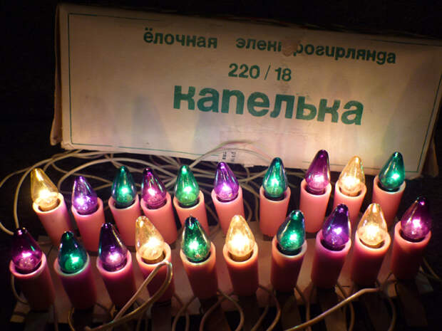 Олдскульные новогодние украшения Новый Год, СССР, Игрушки, Гирлянда, Длиннопост