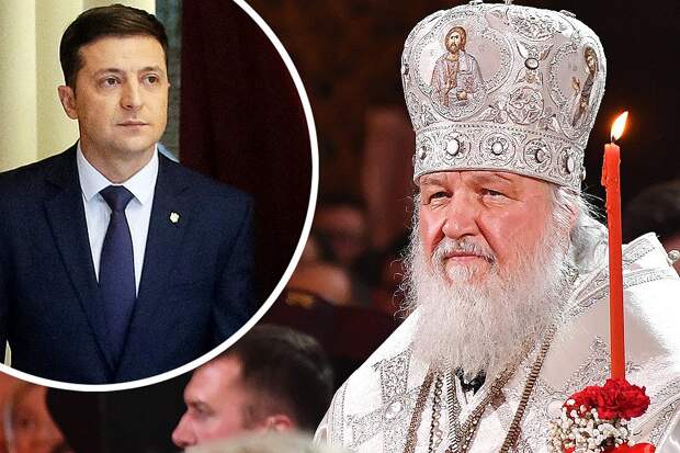 Патриарх Кирилл поздравил Зеленского с победой в выборах.