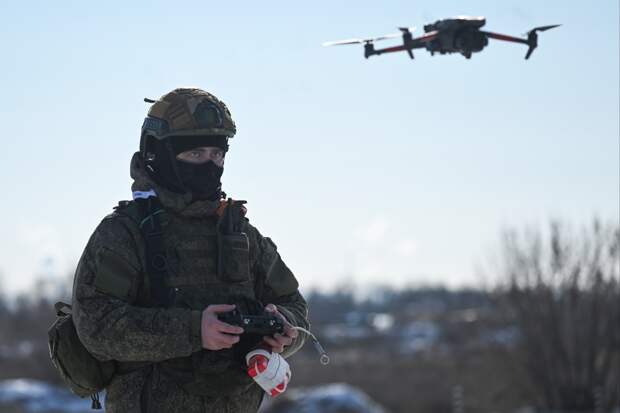 ВС России ударом дрона уничтожили бронемашину ВСУ в ДНР