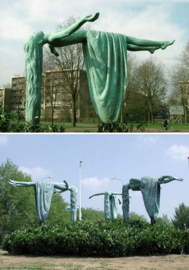 Скульптуры, над которыми не властна гравитация