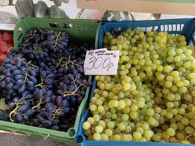  Что почем на рынках Анапы: черешня уже не дешевеет, появился слишком ранний виноград