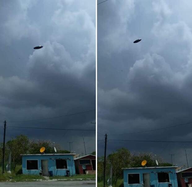 Очень четкие фото типичной «летающей тарелки» были сделаны в Мексике