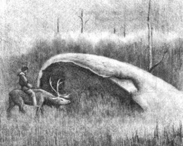 Этот рисунок сделал художник Юрий Михайловский по рассказам старого кочевника