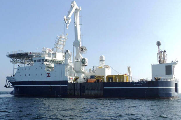 Судно-инспектор шведской компании посетило «Северный поток — 2»