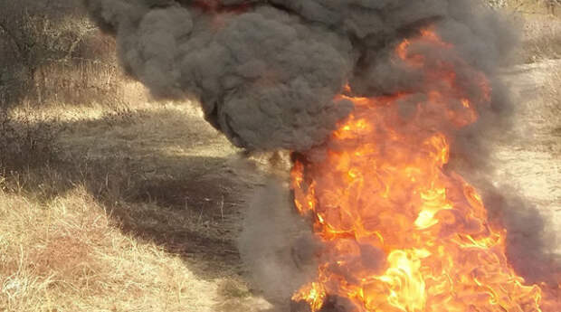 ЧП на выходных: севастопольская Орловка горела ярким пламенем