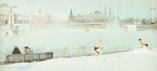 7 исторических фото советского бассейна «Москва» на месте Храма Христа Спасителя