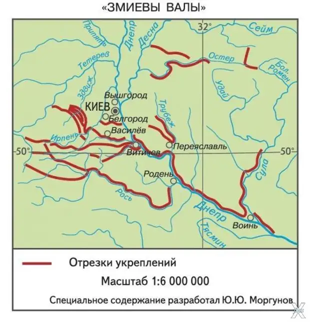 Карта днепра реки от начала и до конца