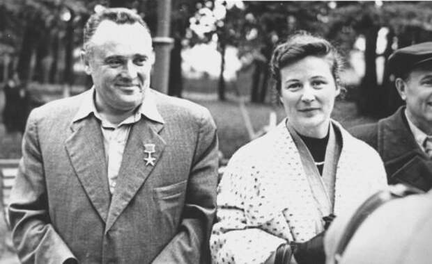 Сергей Павлович Королев и Нина Ивановна Котенкова (Королева).