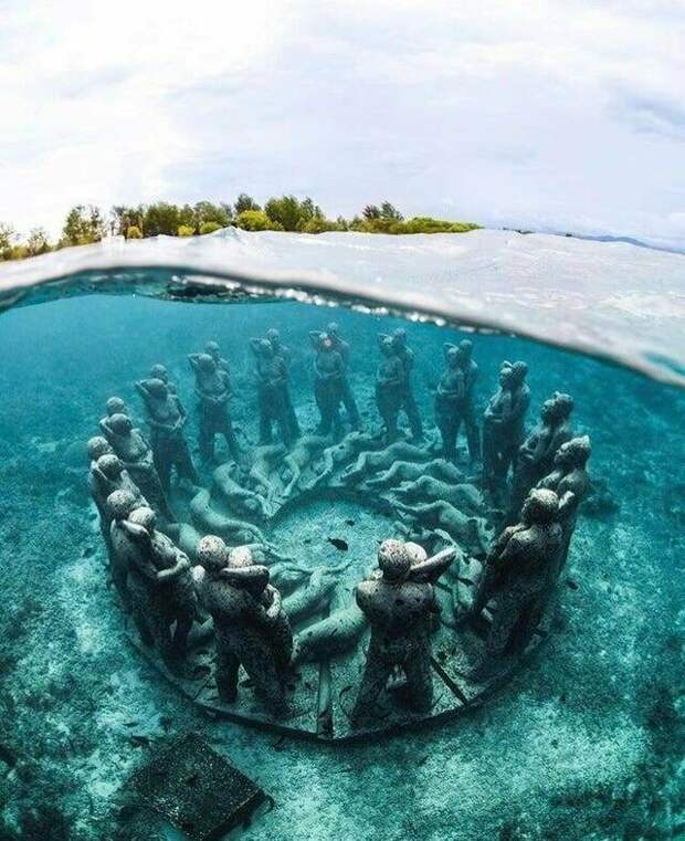 Древний подводный мир, остров Гили Траванган, Индонезия визуальный контент, интересно, интересно и познавательно, интересные кадры, познавательно, со всего мира, факты, хочу все знать