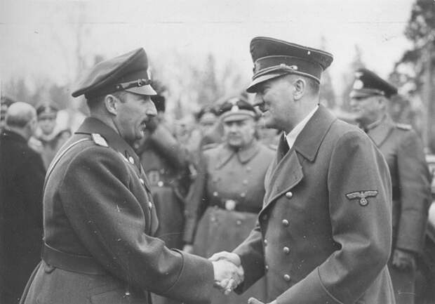 Гитлер и болгарский царь Борис III, 19 апреля 1941 г.