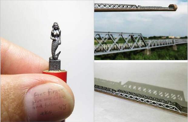 12 работ художника, который создает скульптуры из обычного карандаша 12 работ художника, который создает скульптуры из обычного карандаша