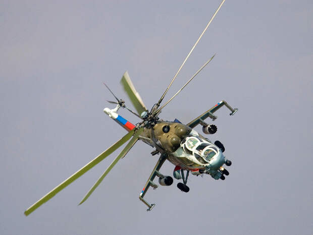 Испытание Ми-24.