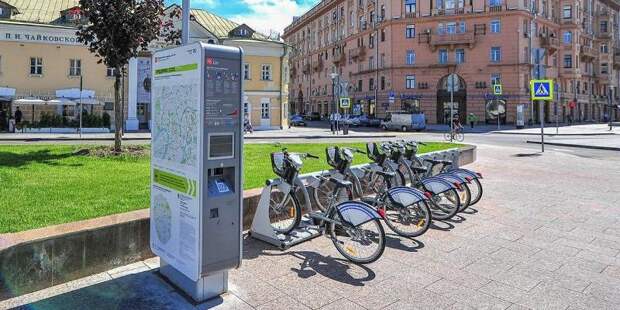 Депутат Бускин: сейчас в Москве работают 570 станций велопроката / Фото: mos.ru