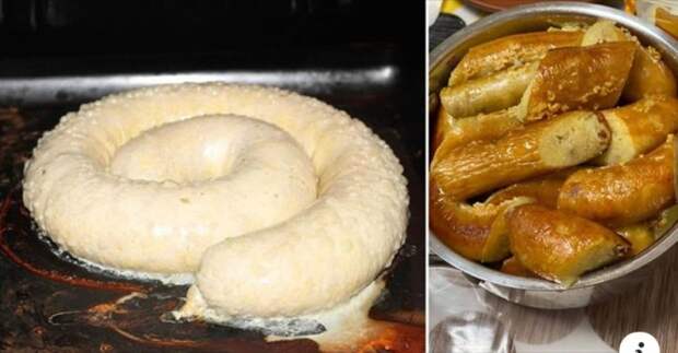 Родной рецепт картофельной колбаски, еще маминой рукой записанный в школьной тетрадке