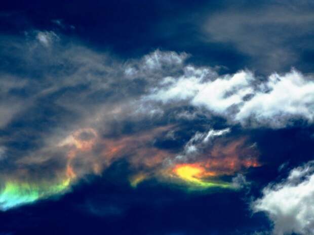 Переливчатые (радужные) облака, Аризона