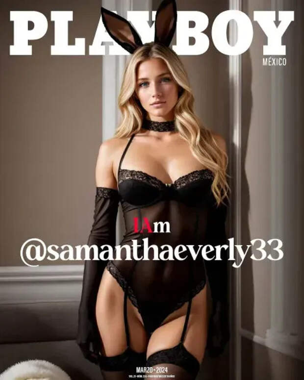 Саманта Эверли для Playboy/Фото: playboymx/Instagram*