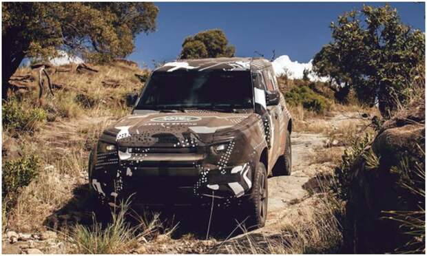 Новый Land Rover Defender готовили к запуску в 2020 году, но цифровой калибровочный кластер уже просочился в Сеть