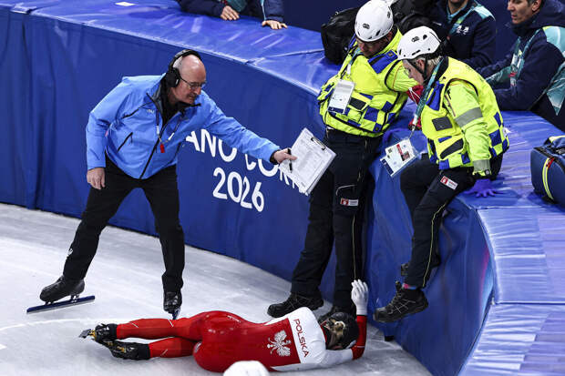 Польской шорт-трекисте Селье требуется операция после удара коньком в глаз на ОИ