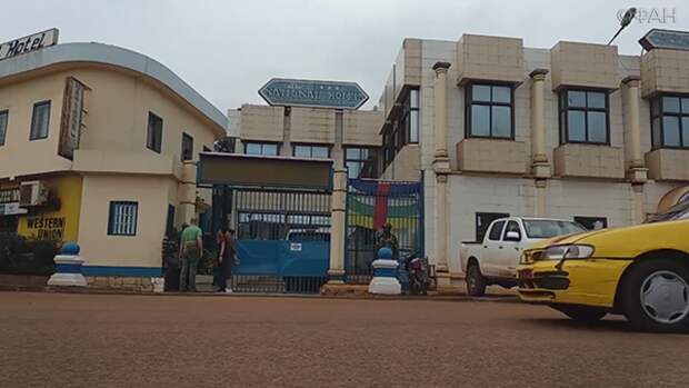 The journalists checked in the National Hotel in the capitol of the CAR, Bangui City.