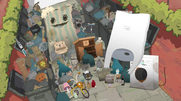 Кадр из мультфильма «На выброс»