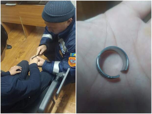 Спасатели сняли кольцо с опухшего пальца подростка в Атырауской области