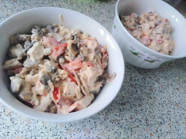 Легкий и вкусный салат “Искра счастья”