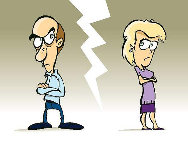 У супругов, нацеленных на развод, реакции друг на друго становятся неадекватными. 