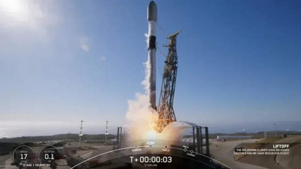 Двигатели Merlin Falcon 9 выдержали 14 стартов: 7000 спутников сети Starlink на орбите и ещё 26 в пути