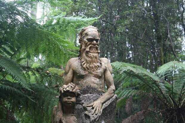 Скульптуры тропического леса Олинды (6 фото)
