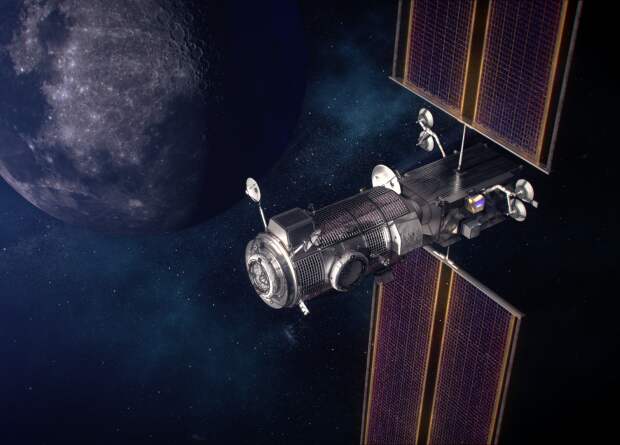 NASA запустит первые модули окололунной станции на Falcon Heavy