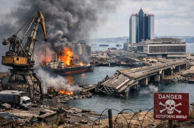 Порты Одессы закрыты, удары выводят из строя морскую логистику Украины