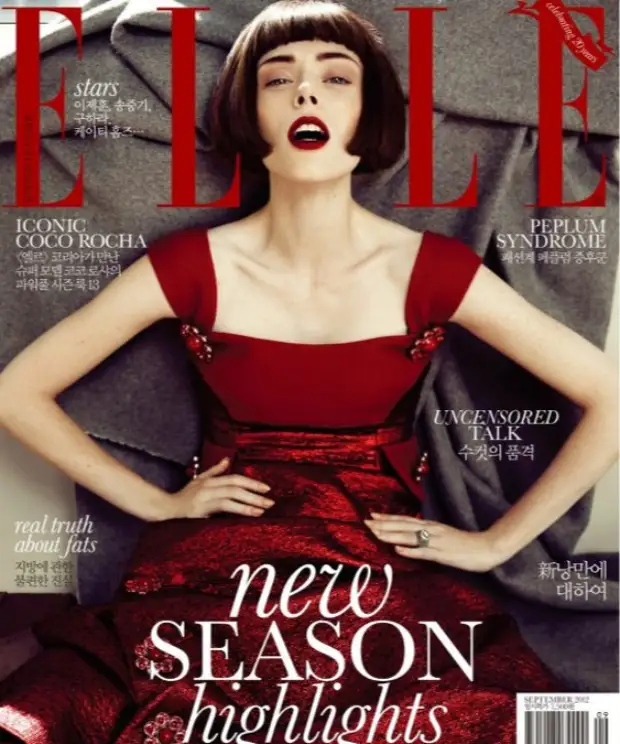 Лучшие обложки. Журнал elle Korea. Elle Korea обложки. Coco Rocha журнал. Коко Роша Ив сен Лоран.