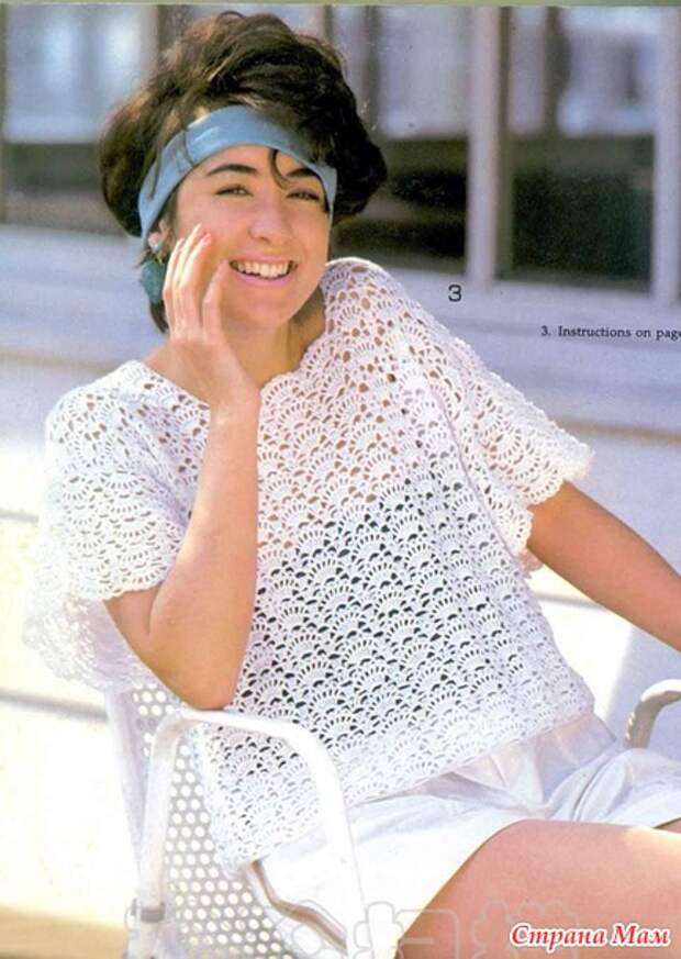 Вязание-крючок БЛУЗКИ