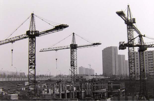 1976. Москва, Юго-запад, стр-во гос. Спорт