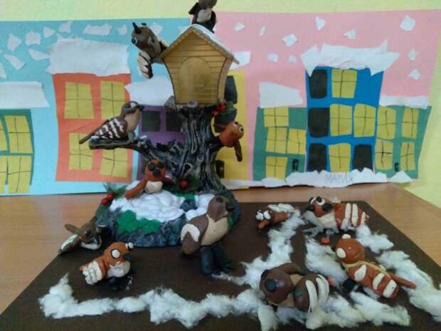 Зима в творчестве детей.