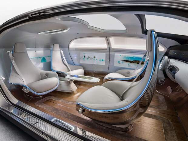 Концепт Mercedes F 015: потрясающий взгляд в будущее [видео]